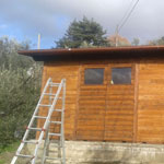 Small wooden houses